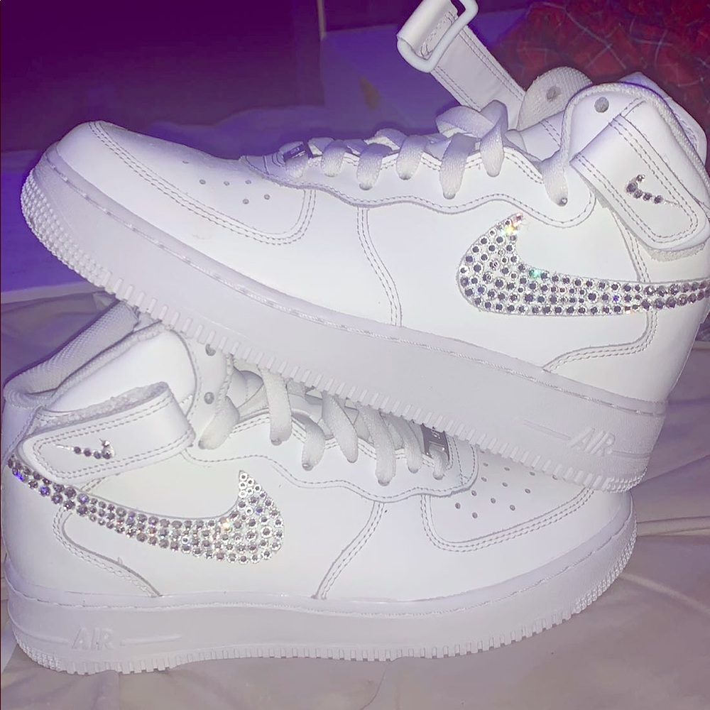 Custom Swarovski Crystal Air Force 1